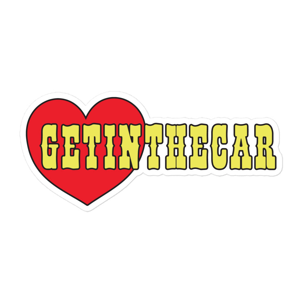 Getinthecar Hooker Sticker