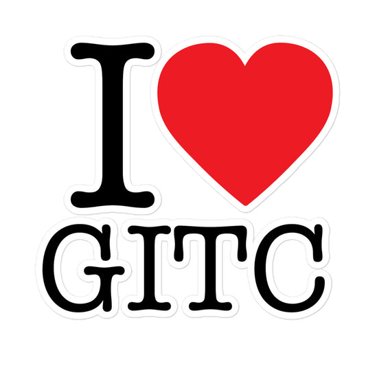 I Love GITC Sticker