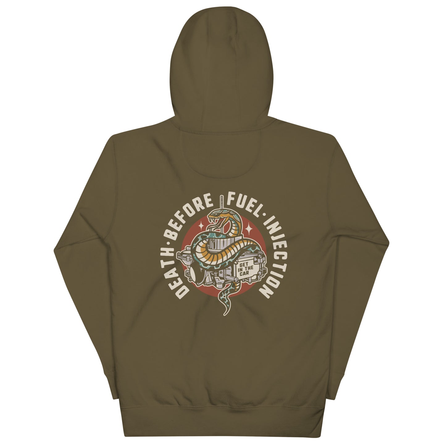 DEATH BEFORE FUEL INJECTION Unisex Hoodie