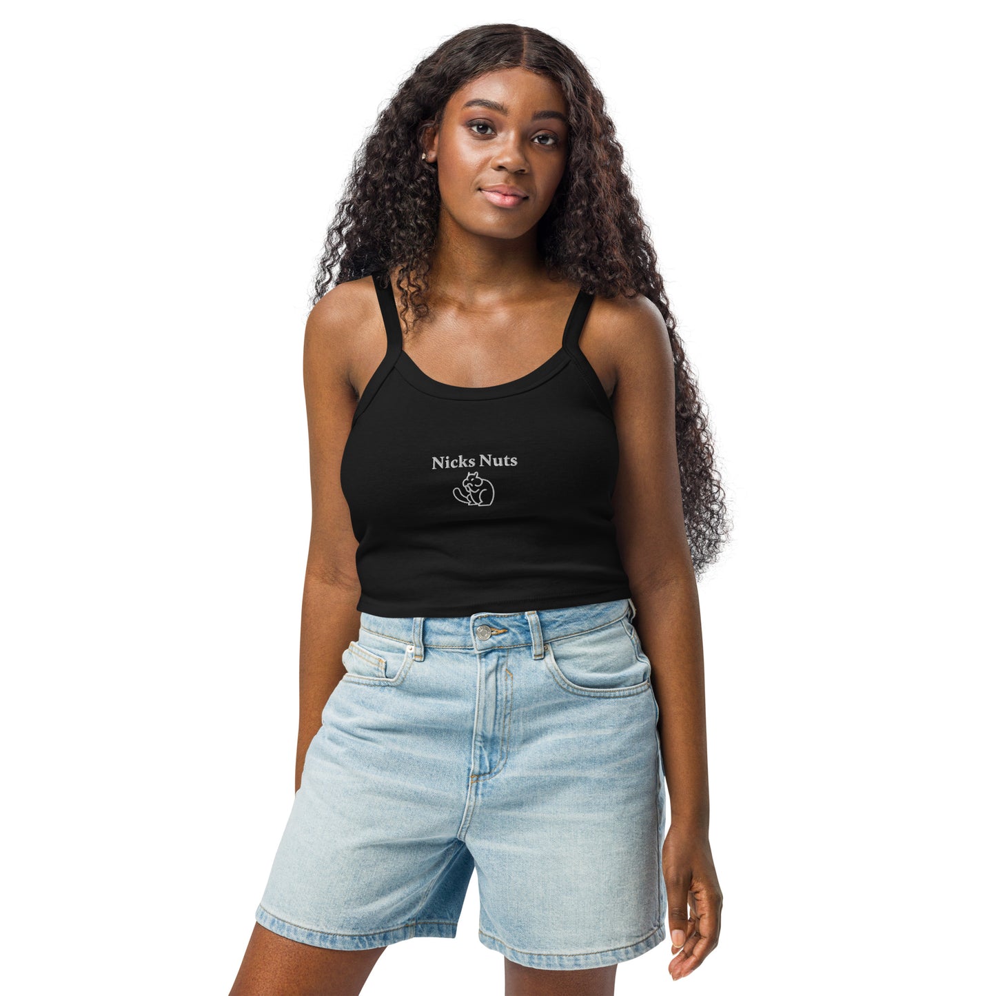 Nicks Nuts Women’s micro-rib tank top